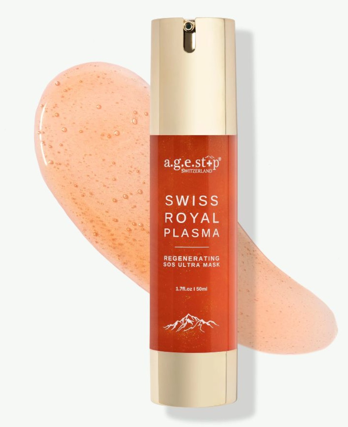 Mặt nạ gel phục hồi cấp tốc và cấp ẩm sâu Agestop Royal P5 Plasma SOS Ultra Mask chai 50ml - MS AT20