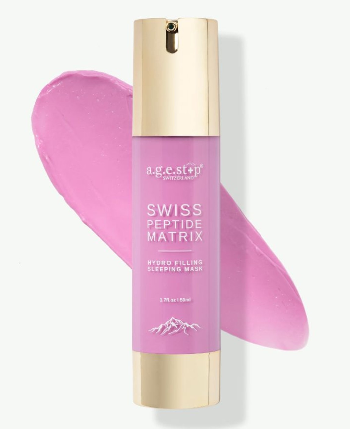 Mặt nạ Peptide làm mềm mịn & căng bóng da Agestop Swiss Peptide Matrix Sleeping Mask chai 50ml - MS AT18